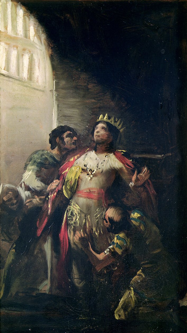 سانت Hermengild (ت 585) في السجن ، ج 1799 بواسطة فرانسيسكو دي جويا