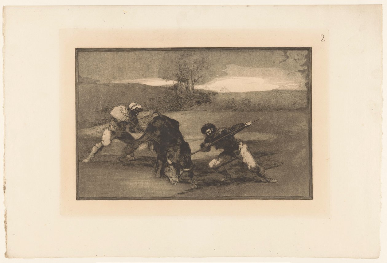 صيد الثور سيرا على الأقدام Otro modo de cazar a pie مصارعة الثيران (عنوان المسلسل) La Taureaumachie (عنوان المسلسل) La Tauromaquia (عنوان المسلسل) بواسطة فرانسيسكو دي جويا