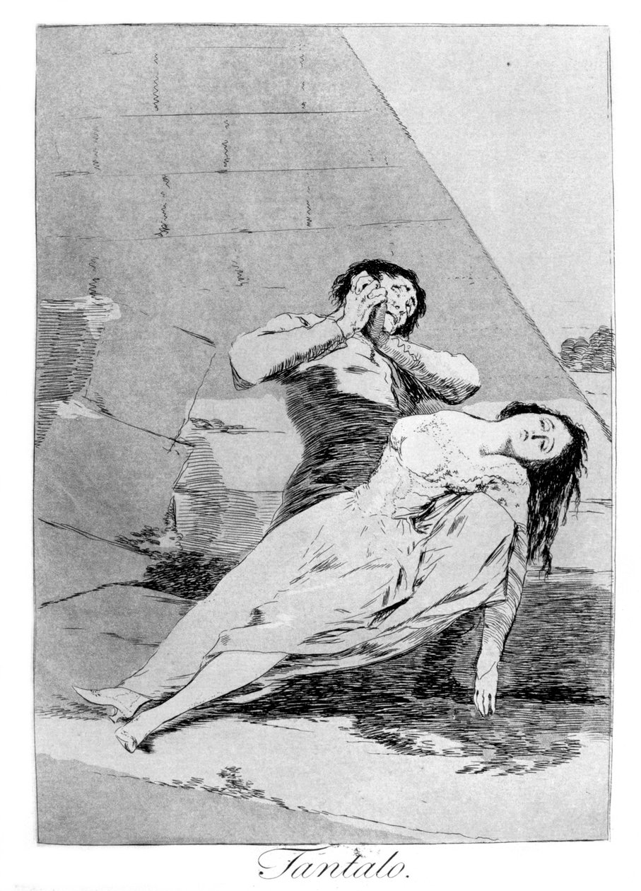 تانتالاس ، 1799 بواسطة فرانسيسكو دي جويا