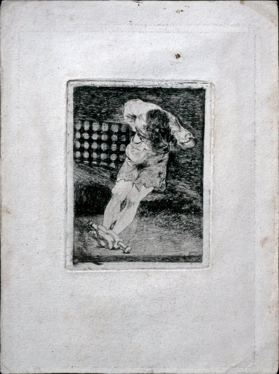 حضانة المجرم لا تدعو إلى التعذيب ، ج. 1810 بواسطة فرانسيسكو دي جويا
