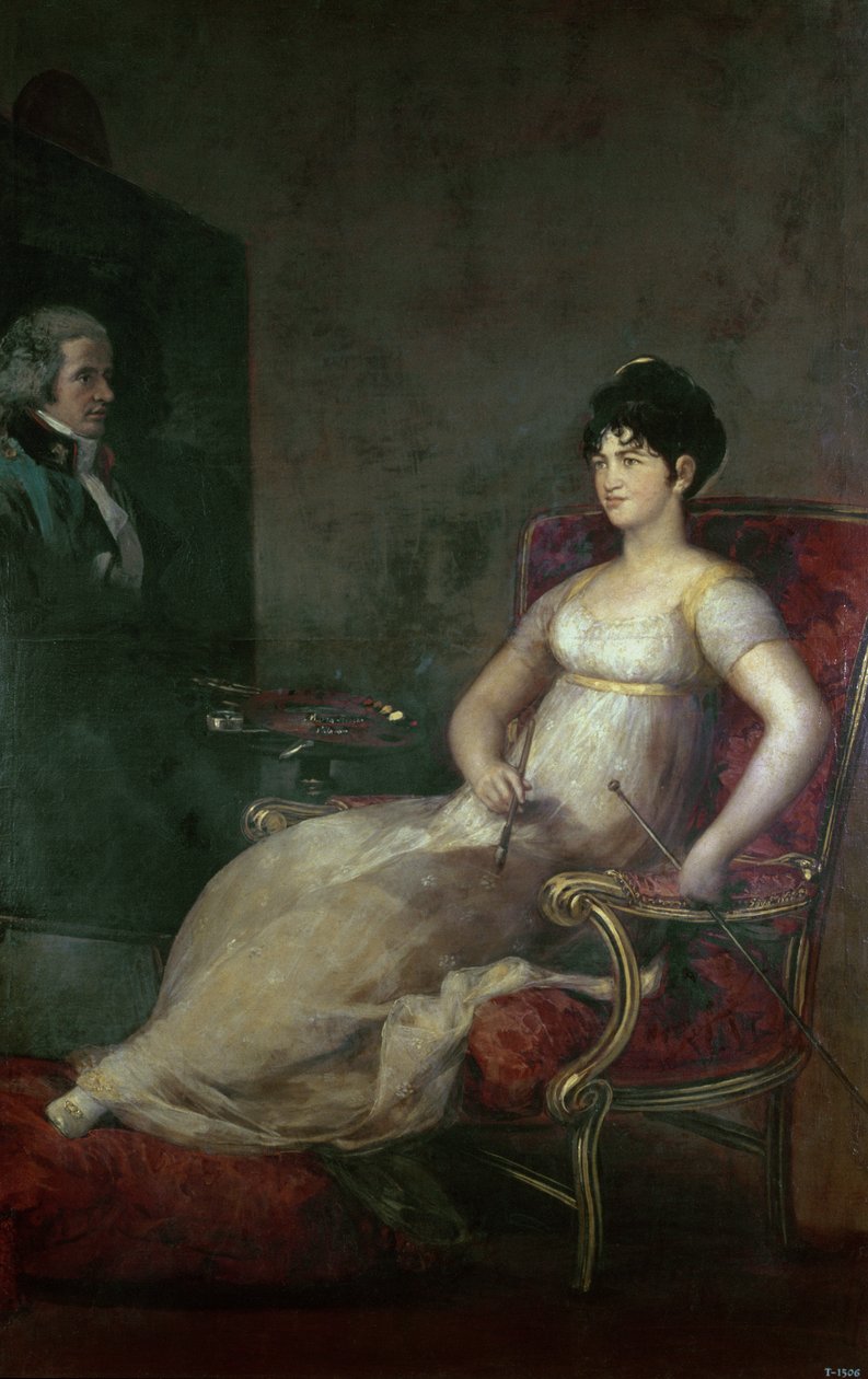 صورة ماركيزا دي فيلافرانكا لزوجها ، 1804 بواسطة فرانسيسكو دي جويا