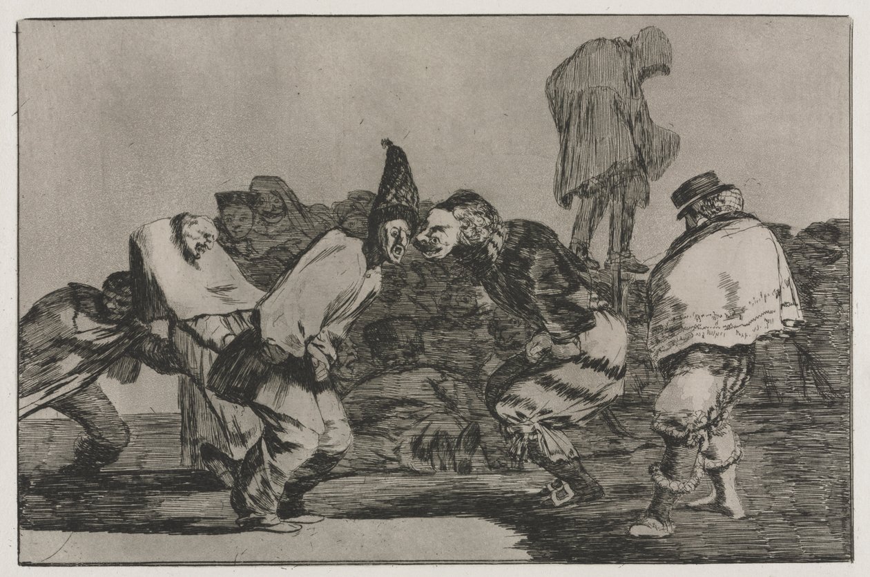 الأمثال: كرنفال فولي ، 1864. بواسطة فرانسيسكو دي جويا
