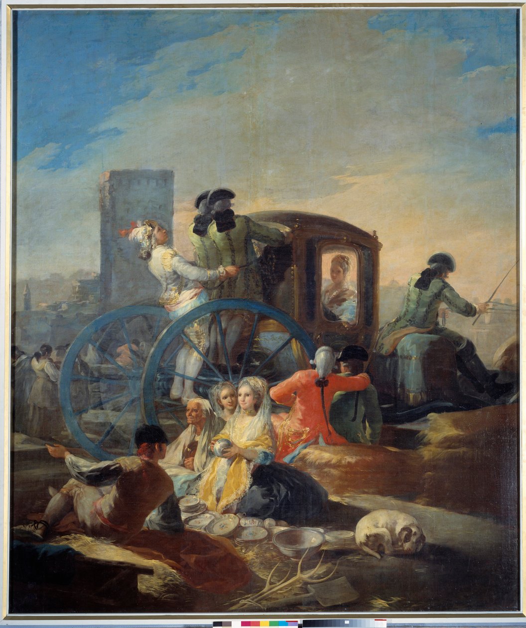 تاجر الأطباق. لوحة لفرانسيسكو دي جويا (1746-1828) بواسطة فرانسيسكو دي جويا