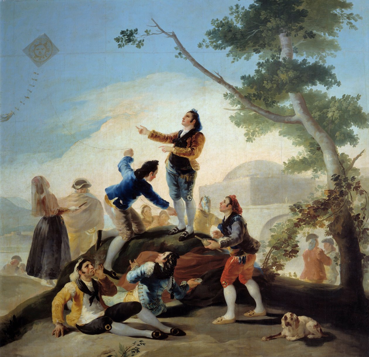 الغزال الطائر. لوحة لفرانسيسكو دي جويا (1746-1828) بواسطة فرانسيسكو دي جويا