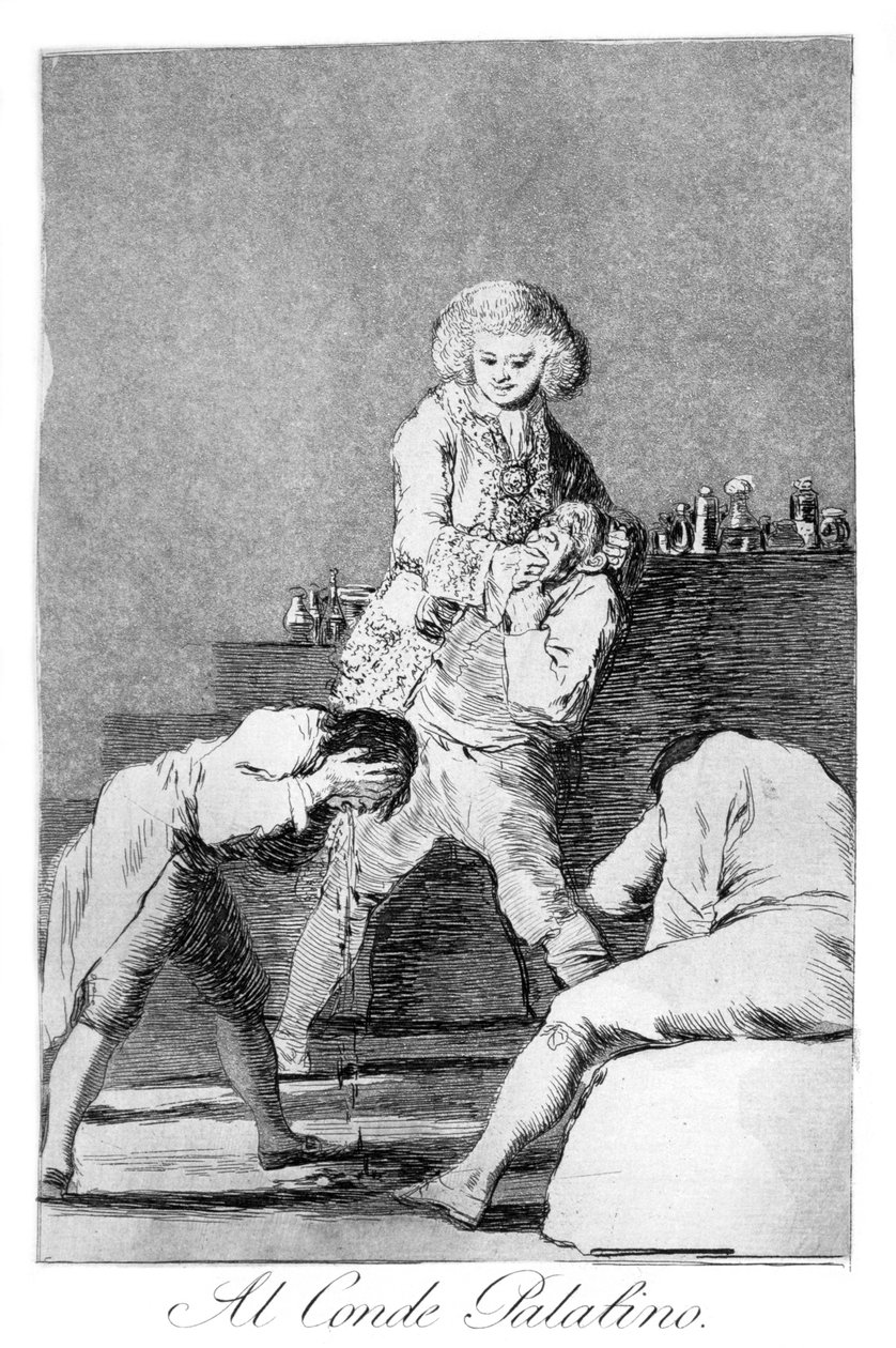 إلى الكونت بالاتين 1799 بواسطة فرانسيسكو دي جويا