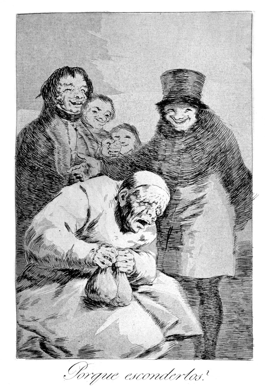 لماذا أخفاهم !، 1799 بواسطة فرانسيسكو دي جويا
