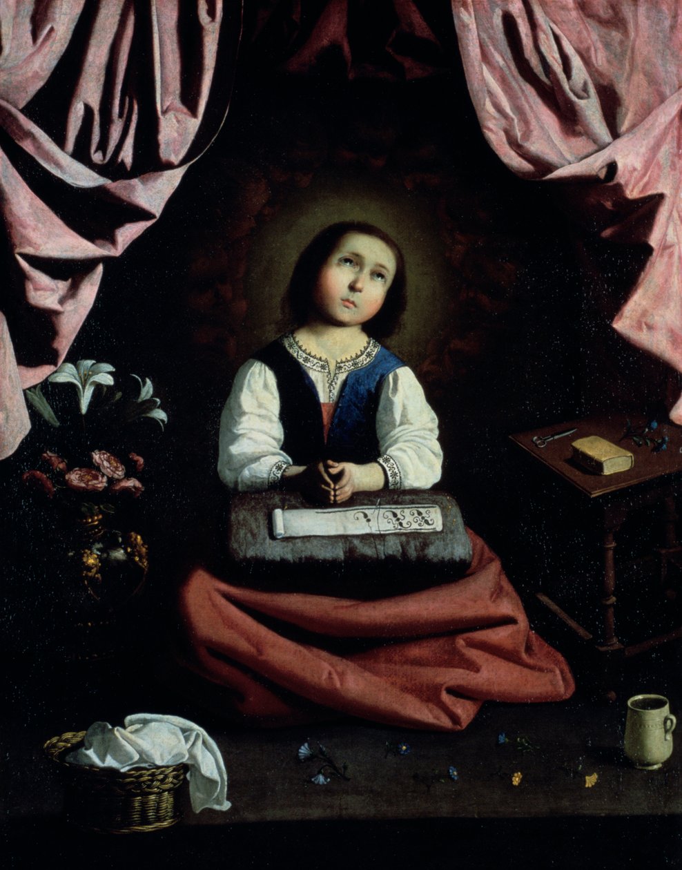 العذراء الصغيرة ، c1632-33 بواسطة فرانسيسكو دي زورباران