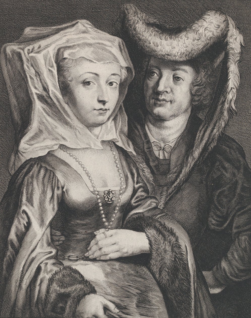 القديس بيبين الأول وابنته القديسة بغا ، كاليفورنيا. 1645-1672. بواسطة Franciscus van der Steen