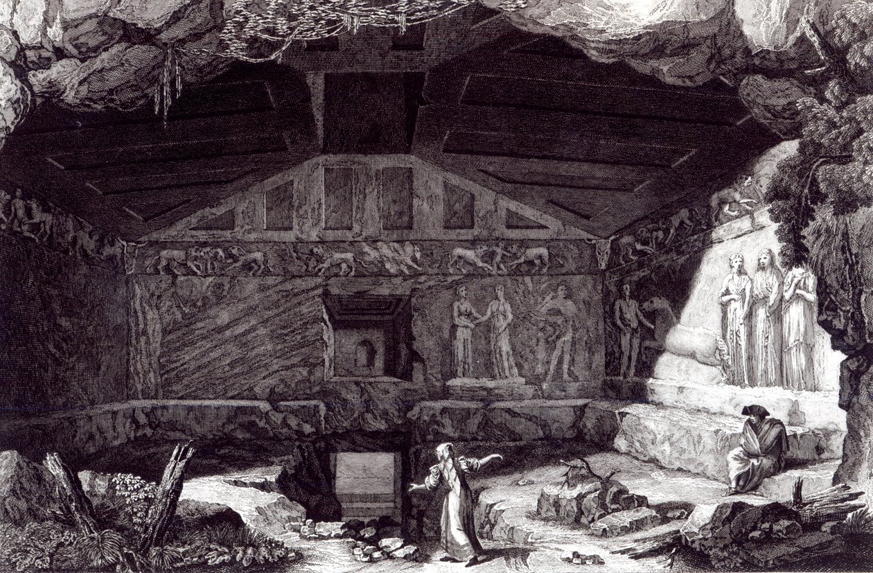 قبر الأترورية ، c.1780 بواسطة فرانسيسزيك سموجليويتش