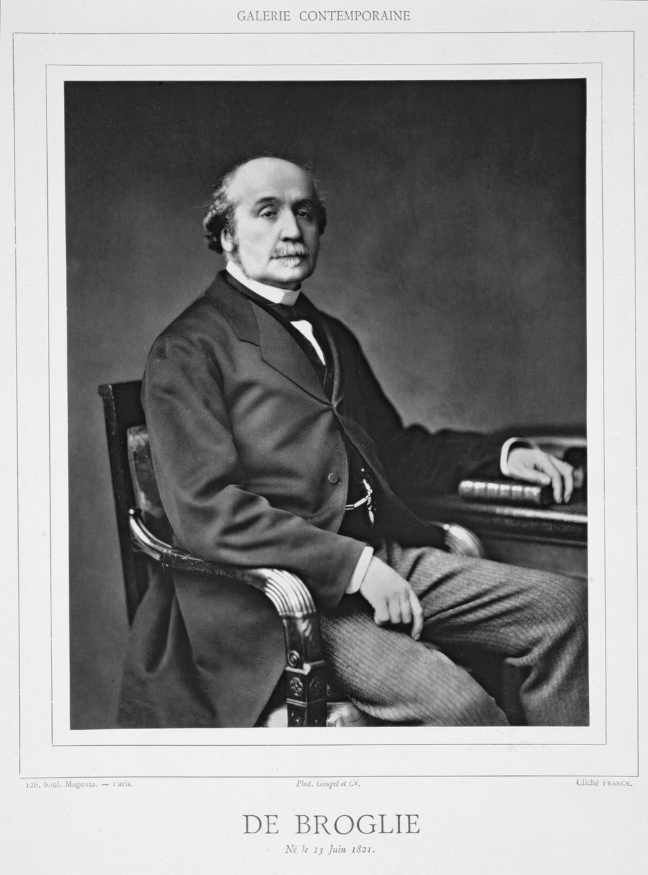 جاك فيكتور ألبرت دي بروغلي (1821-1901) ، من "غاليري كونتيمبوراين" ، ج. بواسطة فرانك