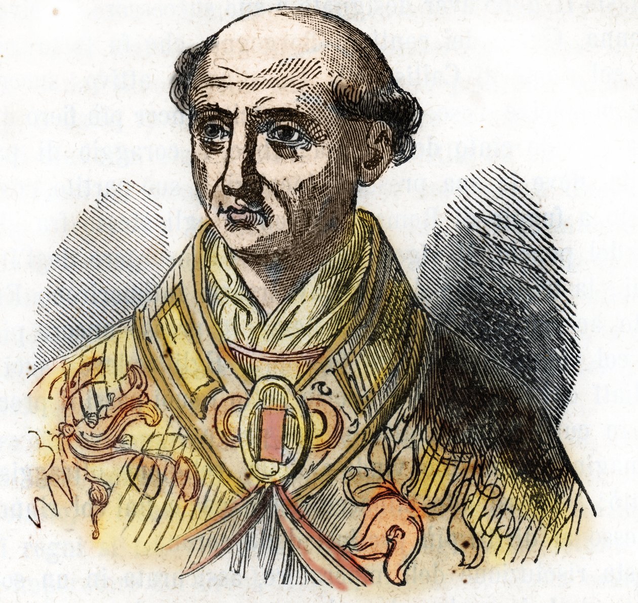 صورة للبابا سانت كاليكست الثاني (Gui of Burgundy ، باللغة الإيطالية Guido dei Conti di Borgogna ، كاليستو الثاني بواسطة فرانكو ميسترالي