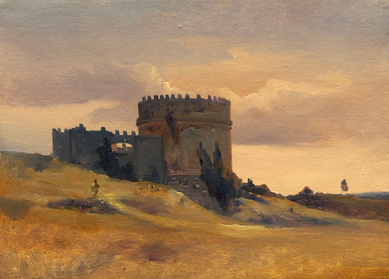 قبر Cecaelia Metella ، c.1830 بواسطة فرانسوا أنطوان ليون فلوري