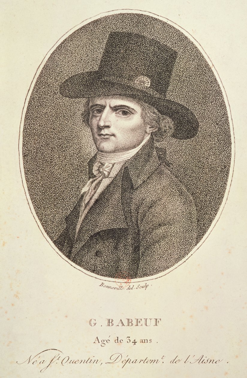 صورة ميدالية لفرنسوا نويل (1760-1777) والمعروفة باسم Gracchus Babeuf ، 1794 بواسطة فرانسوا بونفيل
