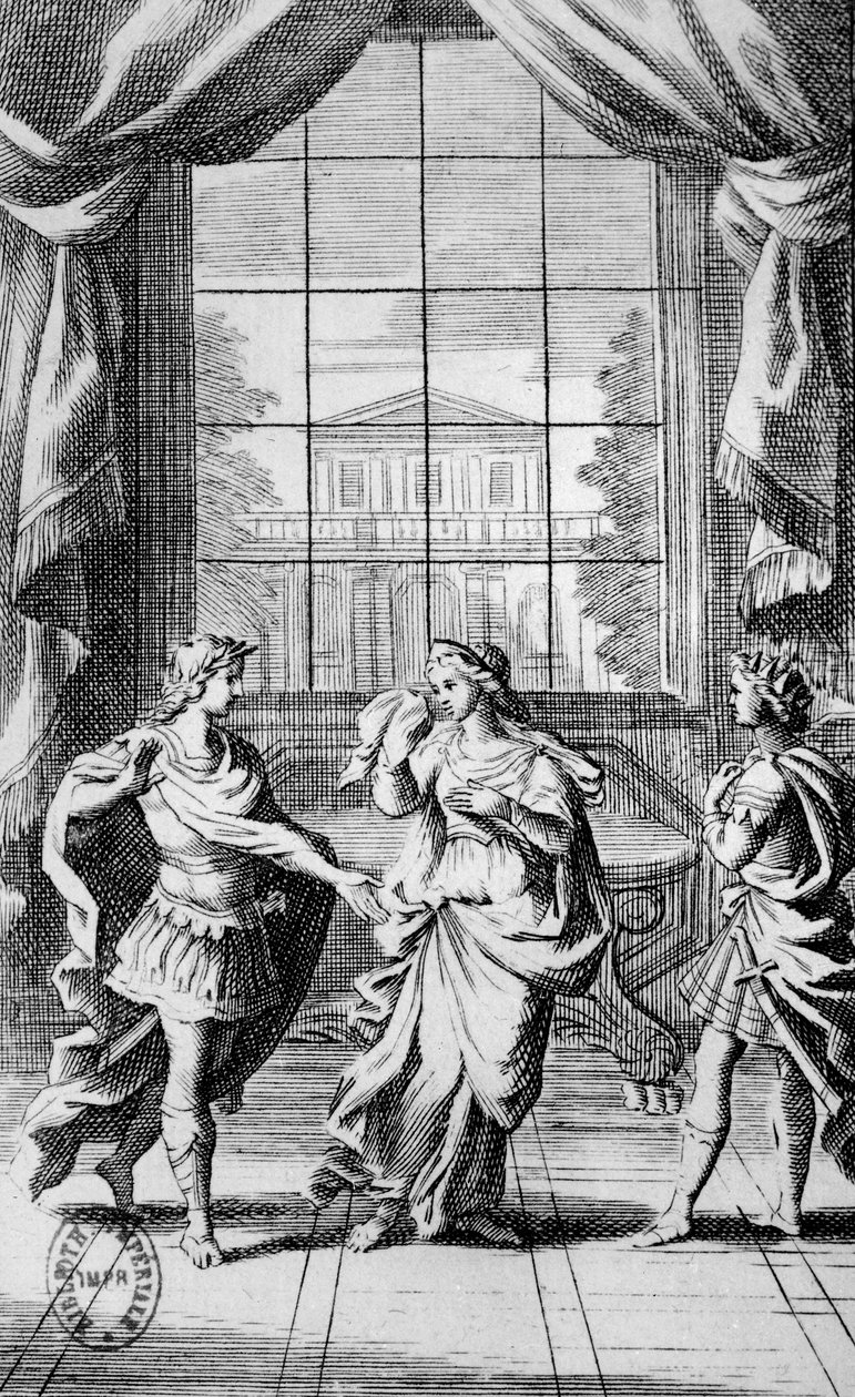 صورة من "Berenice" لجان راسين (1639-99) 1676 بواسطة فرانسوا شوفو
