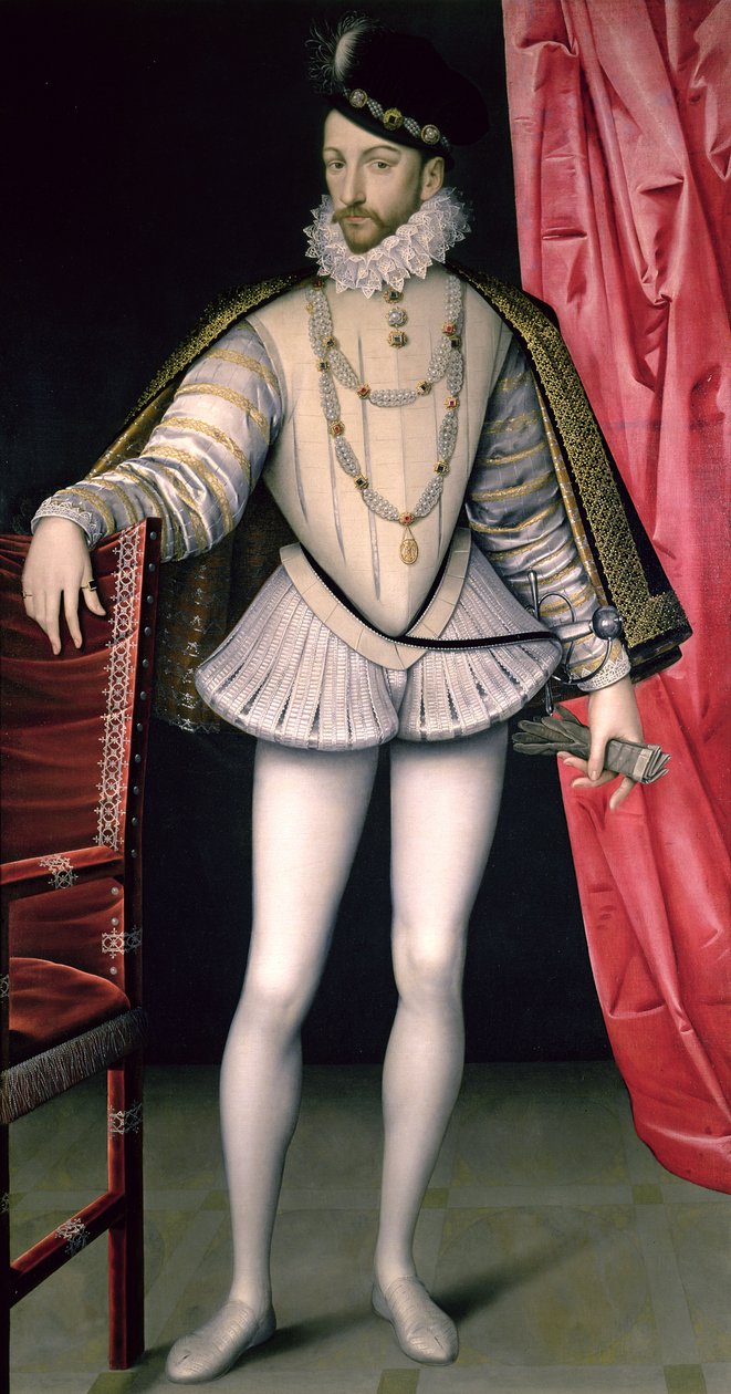 صورة تشارلز التاسع (1550-1574) بواسطة فرانسوا كلويت
