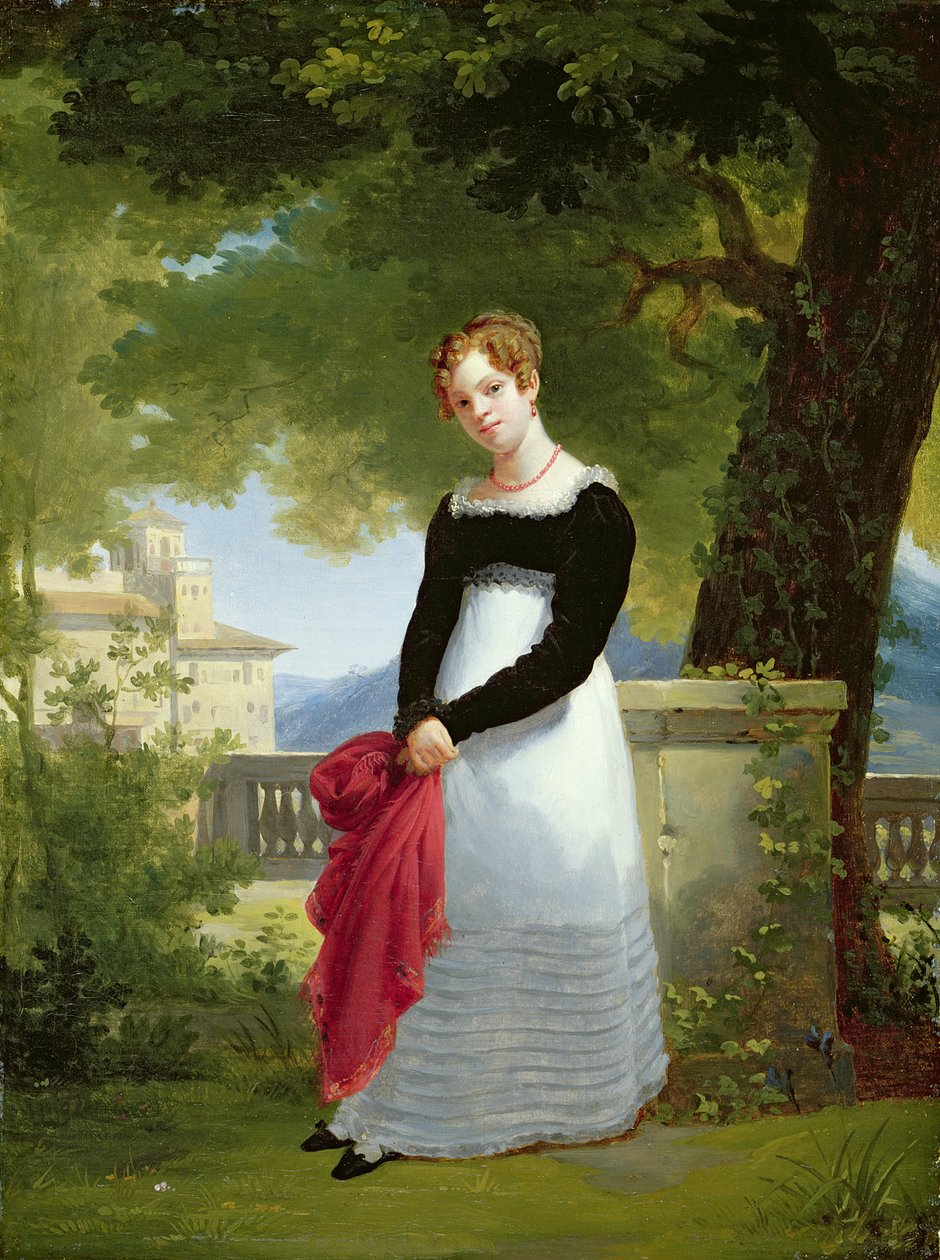 صورة أديلايد-صوفي كليريت ، c.1817 (للزوج انظر 282837) بواسطة فرانسوا إدوارد بيكو