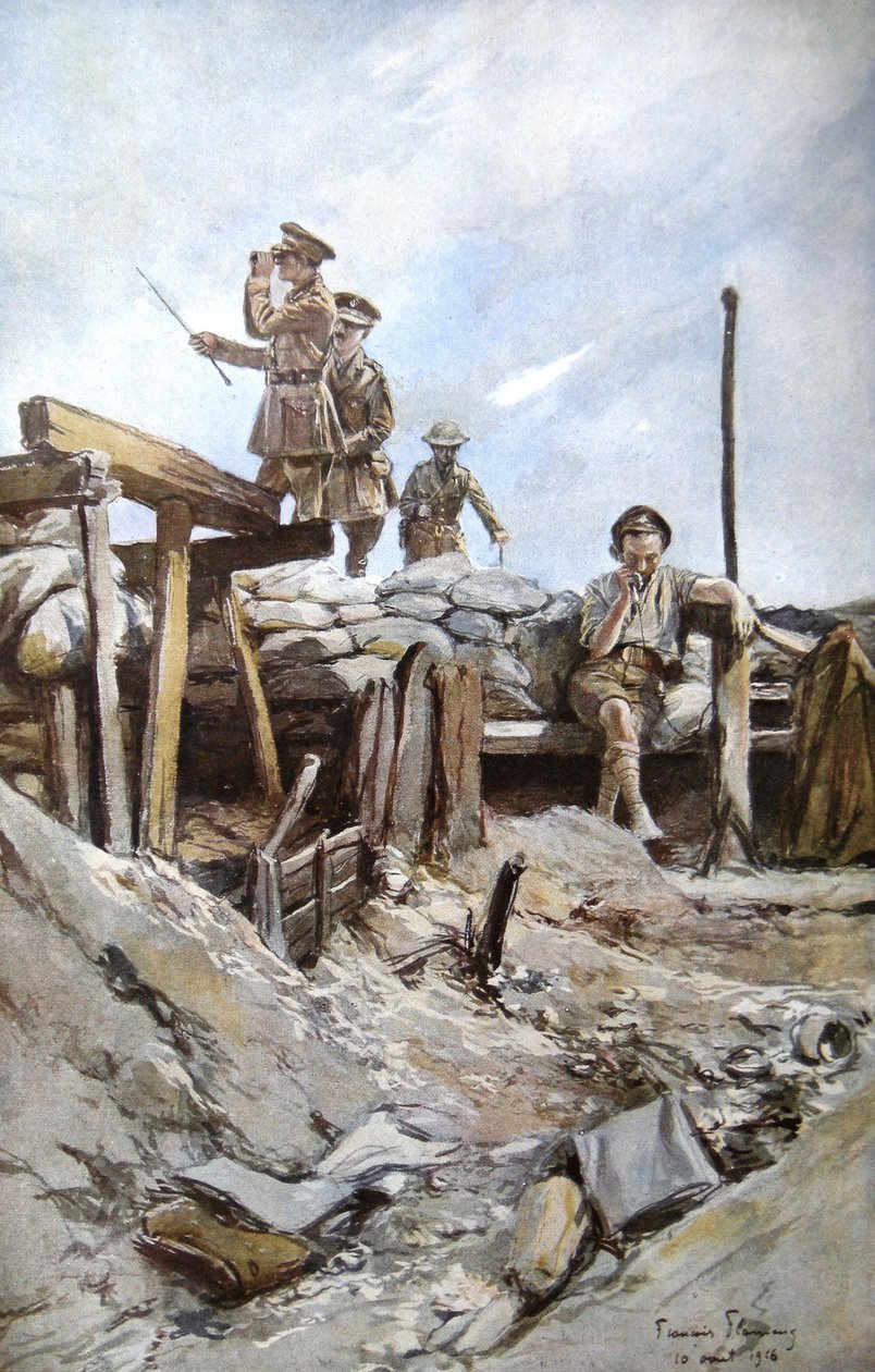الضباط البريطانيون ، 1914 بواسطة فرانسوا فلامنج