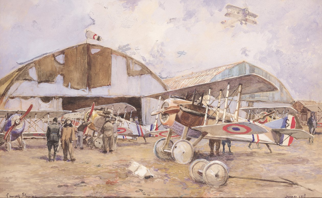 المطار ، 1918 بواسطة فرانسوا فلامنج