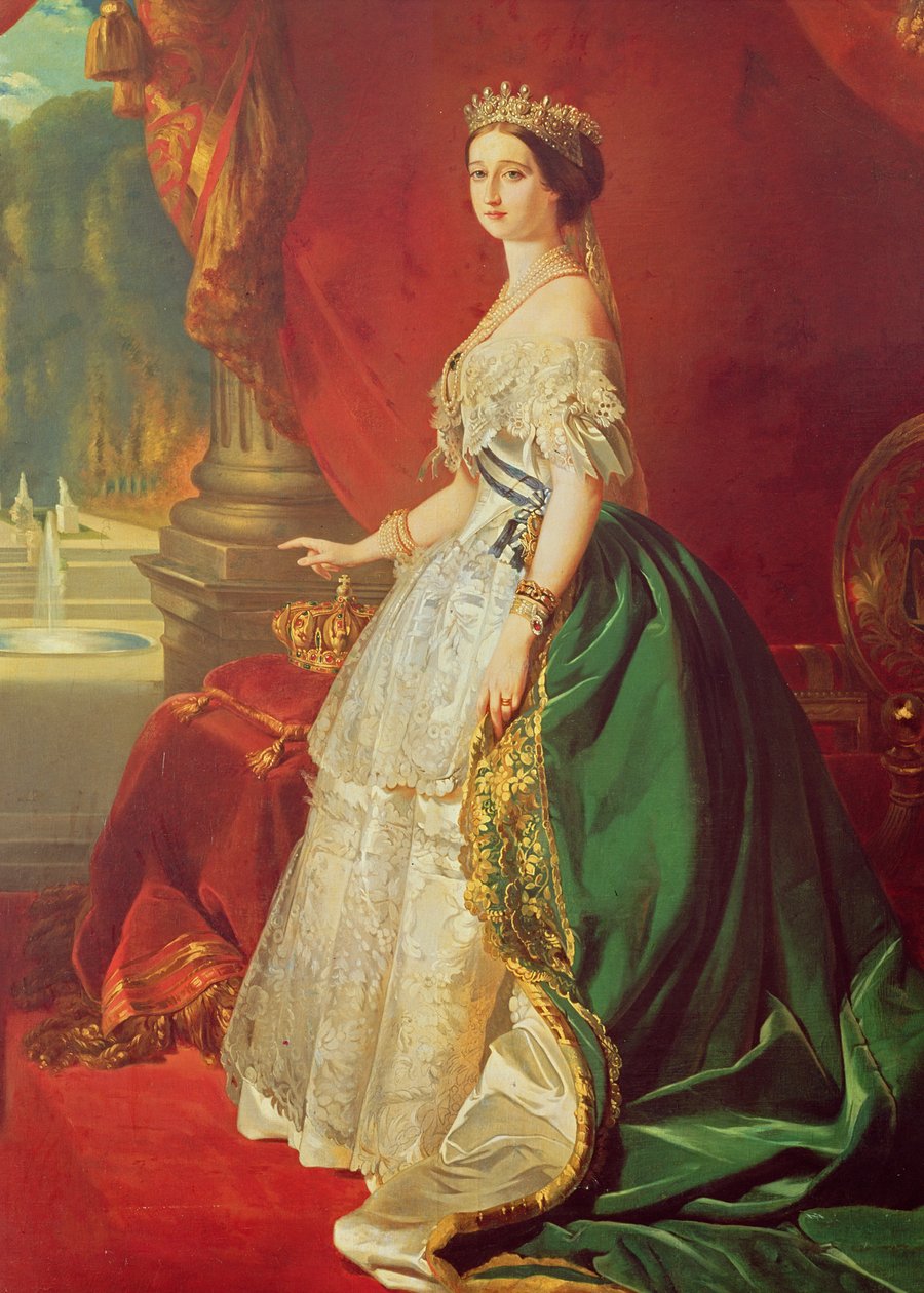 الإمبراطورة أوجيني (1826-1920) بعد صورة لفرانسوا كزافييه وينترهالتر (1806-73) بواسطة فرانسوا جابرييل جيوم ليبول