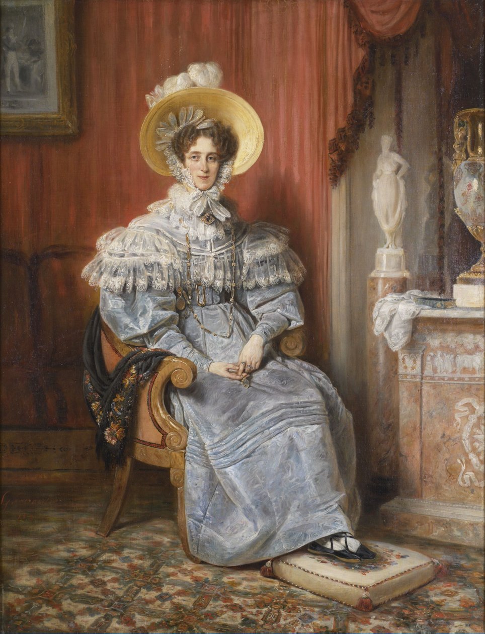 صورة ماري إليزابيث أمالي فرانزيسكا ، أميرة Wagram (1784-1849) بواسطة فرانسوا جابرييل جيوم ليبول