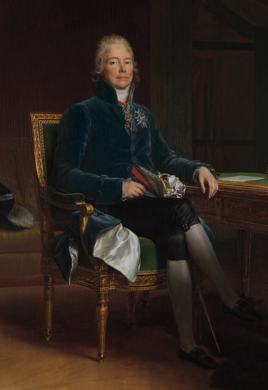 تشارلز موريس دي تالييران بيريجورد (1754-1838) ، أمير بينيفنت بواسطة البارون فرانسوا باسكال سيمون جيرار