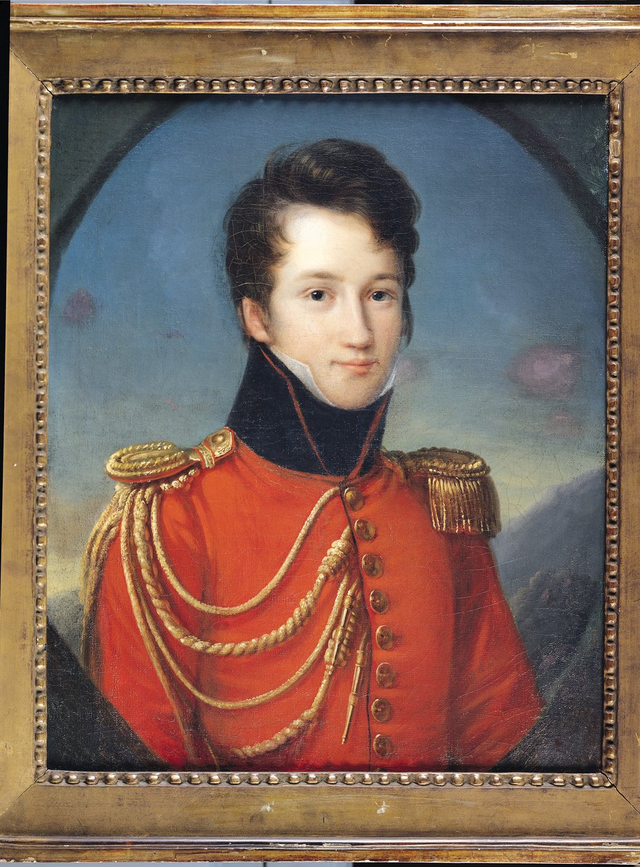 صورة ألفريد دي فيني (1797-1863) بواسطة فرانسوا جوزيفي كينسون