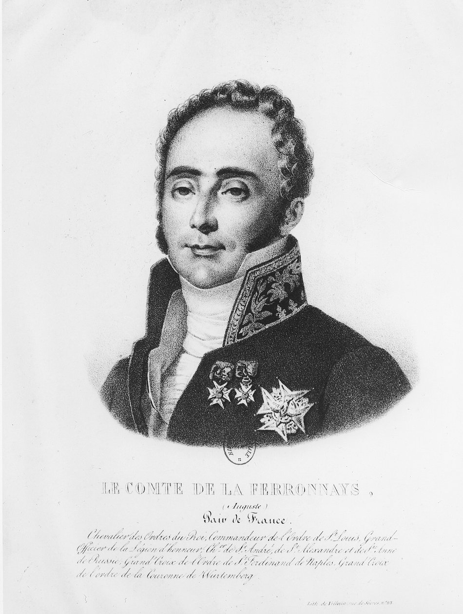 الكونت أوغست دي لا فيرونايز (1777-1842) بواسطة فرانسوا لو فيلان