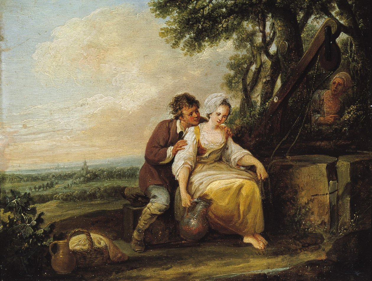 المشهد جالانتي ، 1774 بواسطة فرانسوا لويس جوزيف واتو