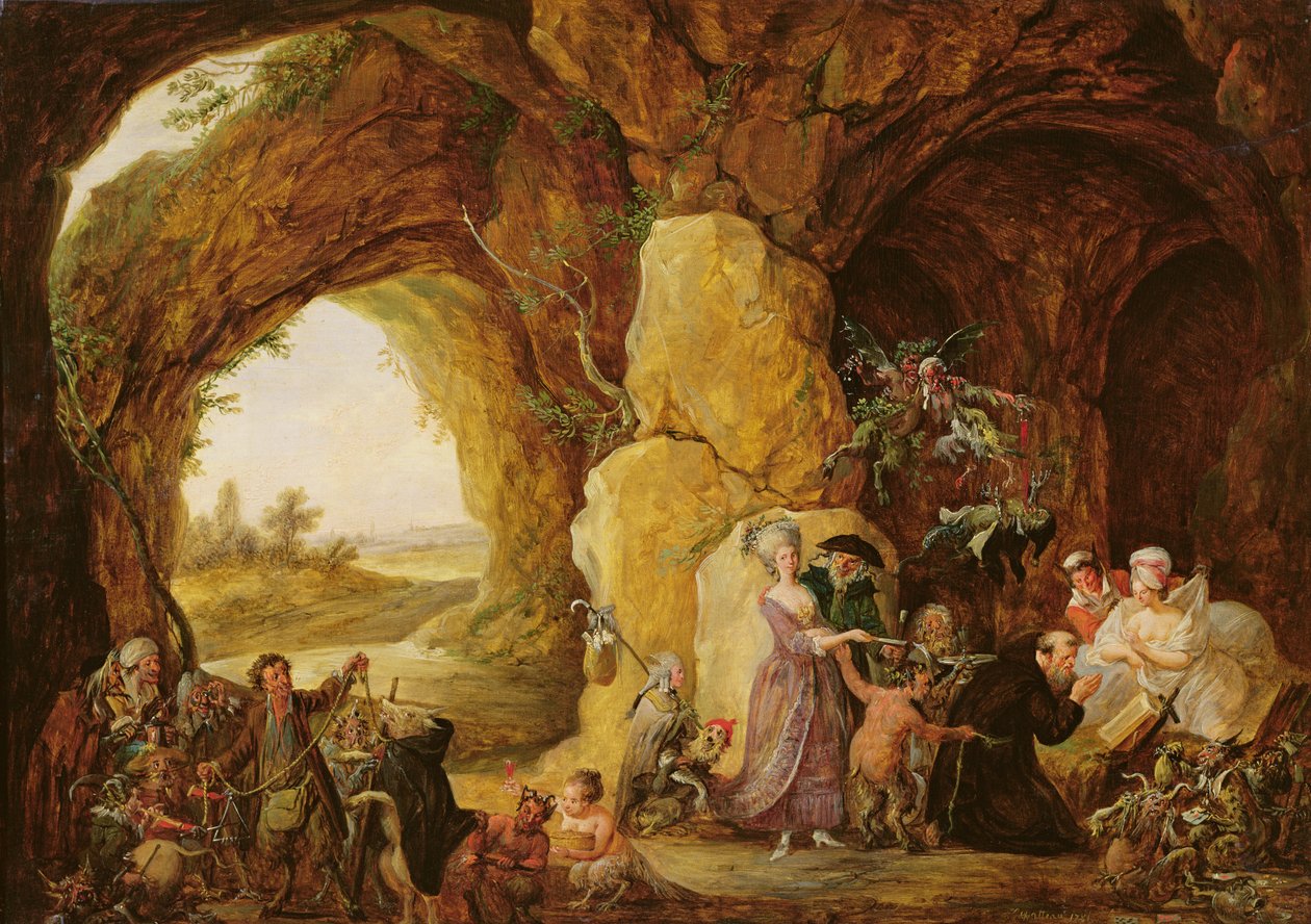 إغراء القديس أنطونيوس ، 1781 بواسطة فرانسوا لويس جوزيف واتو