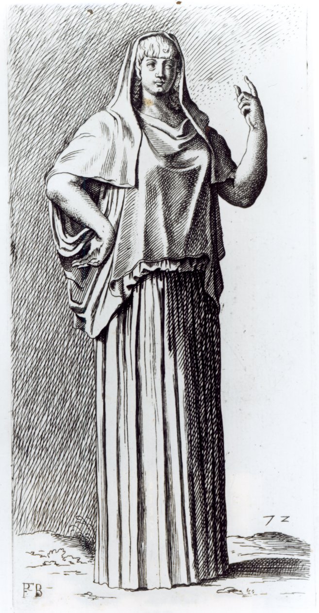 فيستال فيرجين ، c.1653 بواسطة فرانسوا بيرييه