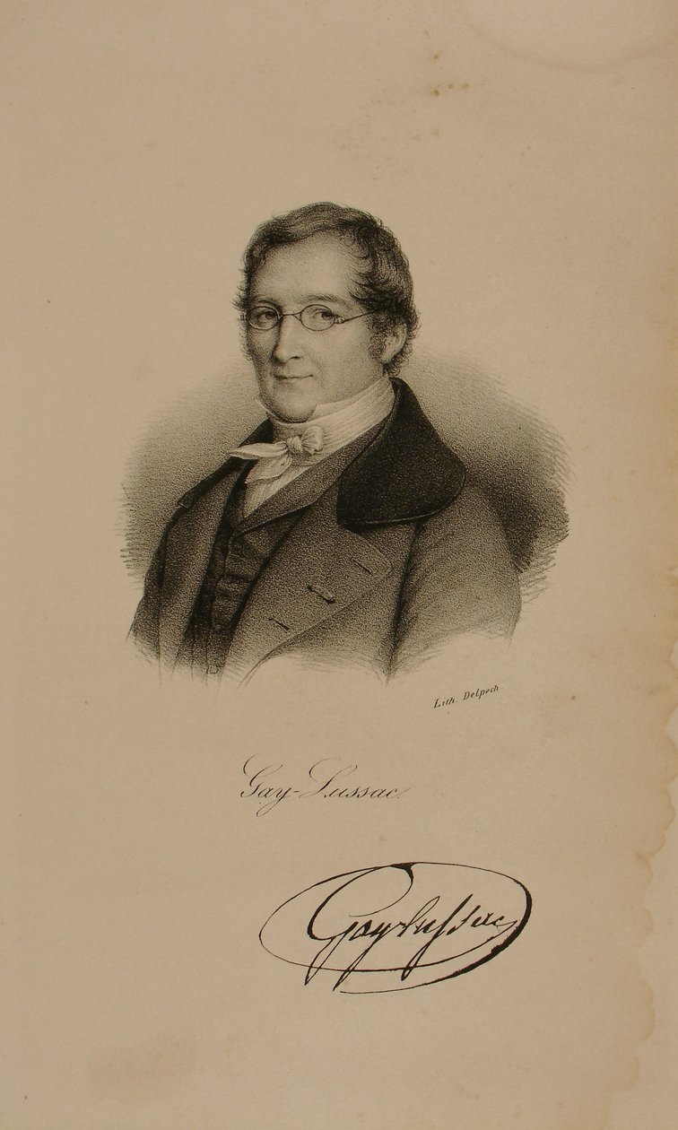 لويس جوزيف جاي لوساك (1778-1850) بواسطة فرانسوا سيرافين ديلبك