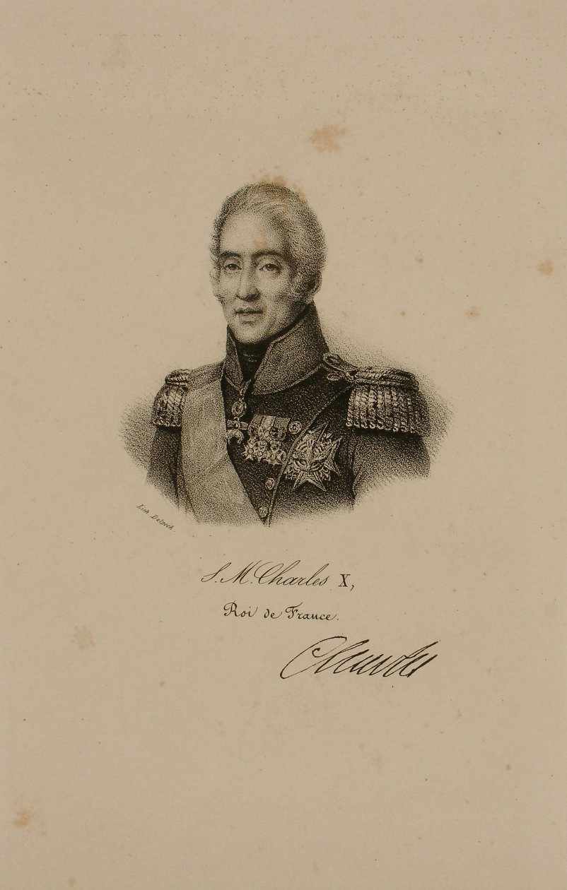 صورة تشارلز العاشر (1757-1836) بواسطة فرانسوا سيرافين ديلبك