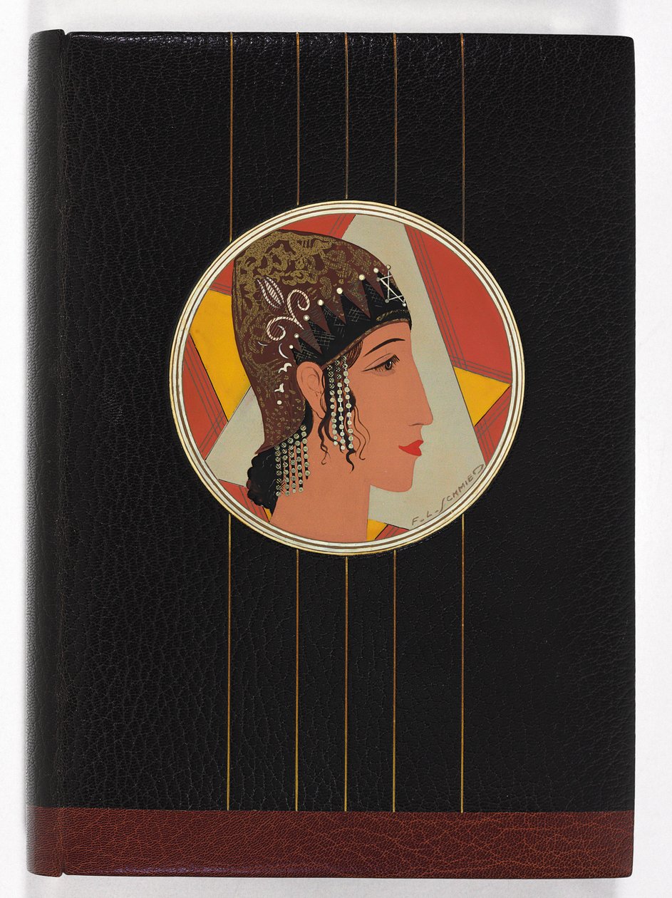تجليد "أغنية سليمان" ، ورنيش جان دوناند (1877-1942) ، مُلزم بواسطة جورج كريت (1893-1969) بواسطة فرانسوا لويس (بعد) حداد