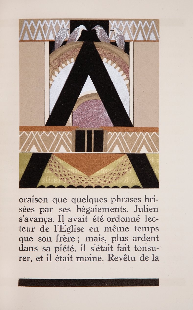 رسم توضيحي من "دافني" لألفريد فيني ، ورنيش جان دوناند (1877-1942) بواسطة فرانسوا لويس (بعد) حداد