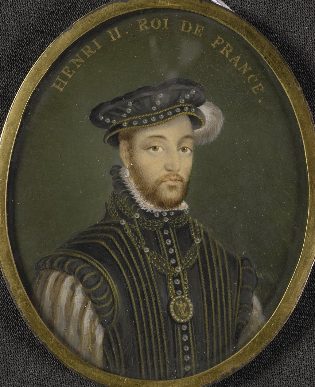 صورة لملك فرنسا هنري الثاني (1519-159) بواسطة فرانسوا (بعد) كلويت