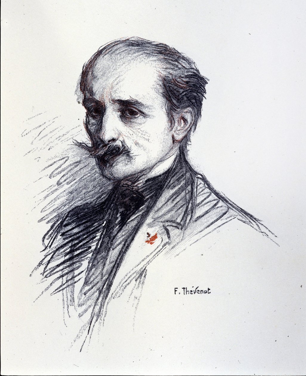 صورة إدموند روستاند. (1868-1918) رسم بواسطة ثيفينوت فرانسوا (1856-1943). بواسطة فرانسوا (بعد) Thevenot
