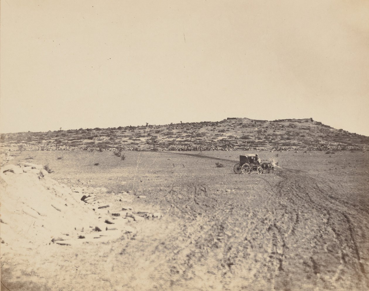 [موقع إعدام الإمبراطور ماكسيميليان] ، 1867. بواسطة فرانسوا أوبيرت