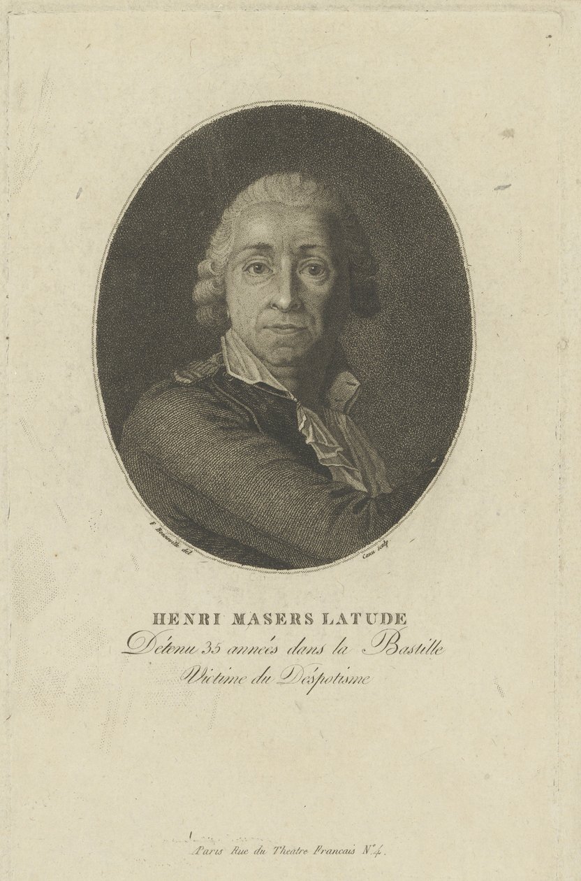 صورة هنري ماسرس دي لاتود 1725-1805 ، ج. 1793. بواسطة فرانسوا بونفيل