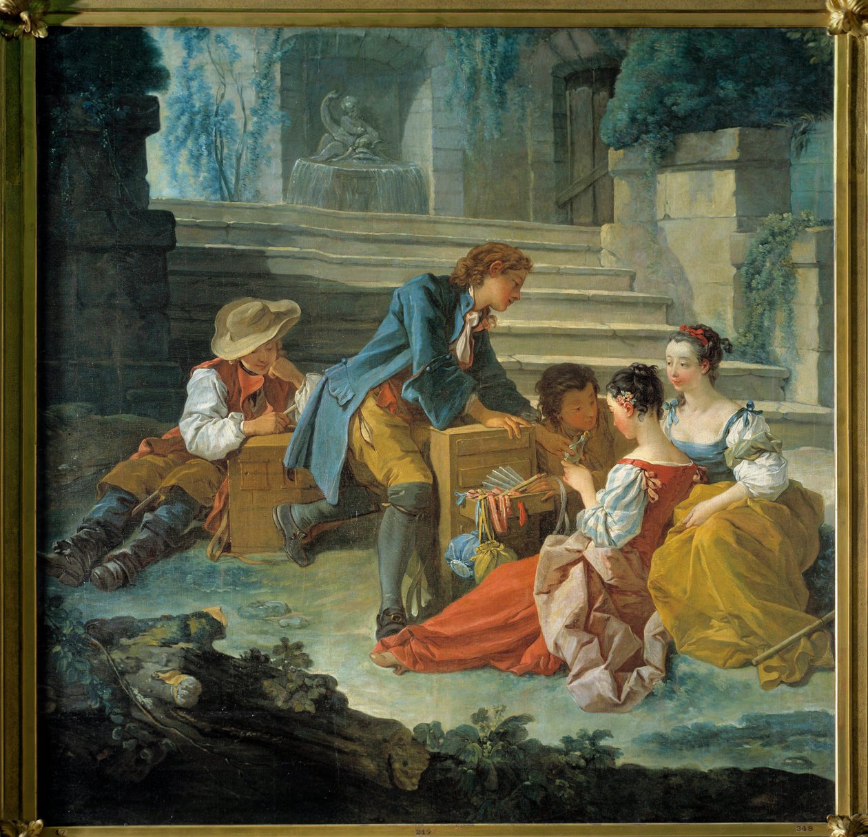 لو بيتي بيلير لوحة لفرانسوا باوتشر (1703-1770). 1735-1740 مجموعة خاصة بواسطة فرانسوا باوتشر