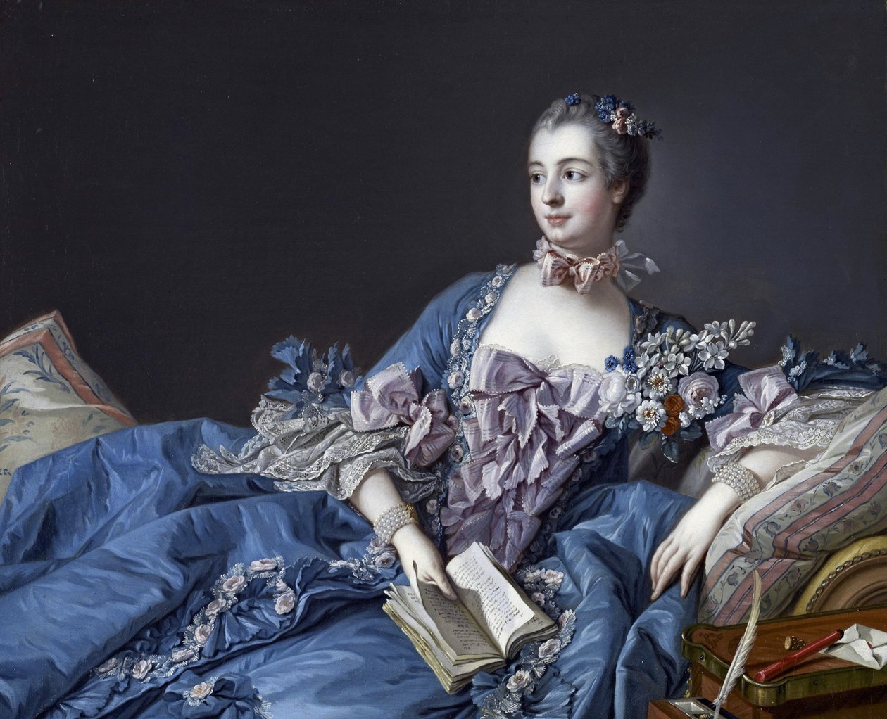 صورة لماركيز دي بومبادور (1721-1764) (صورة لجين أنطوانيت بواسون ، ماركيز دي بومبادور (المعروفة باسم مدام دي بومبادور) بواسطة فرانسوا باوتشر