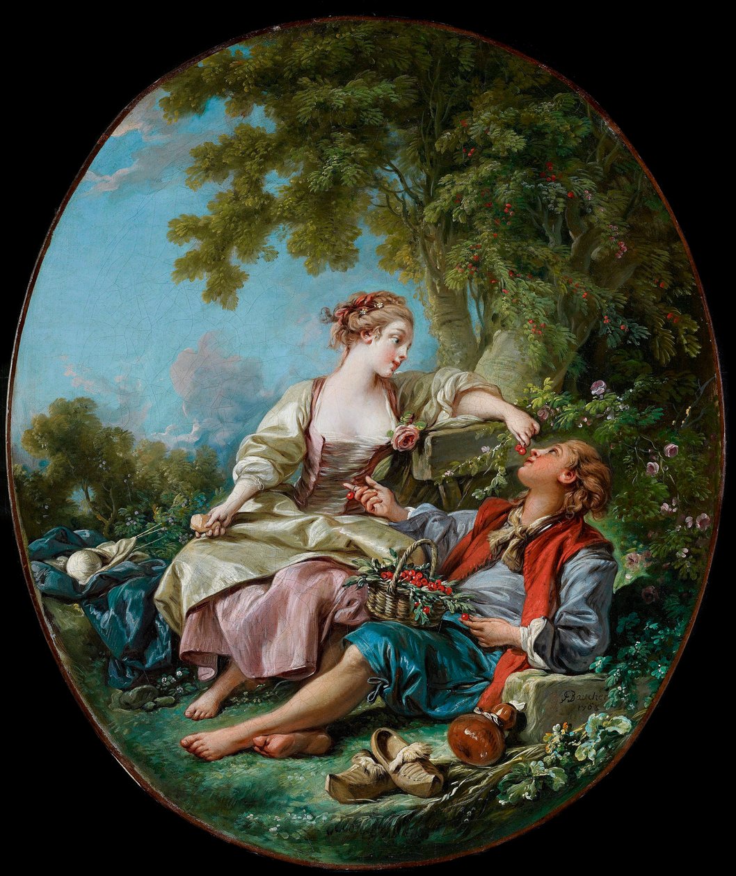 "القبقاب" "لوحة فرانسوا باوتشر (1703-1770) 1768 معرض الفنون في أونتاريو ، تورنتو بواسطة فرانسوا باوتشر