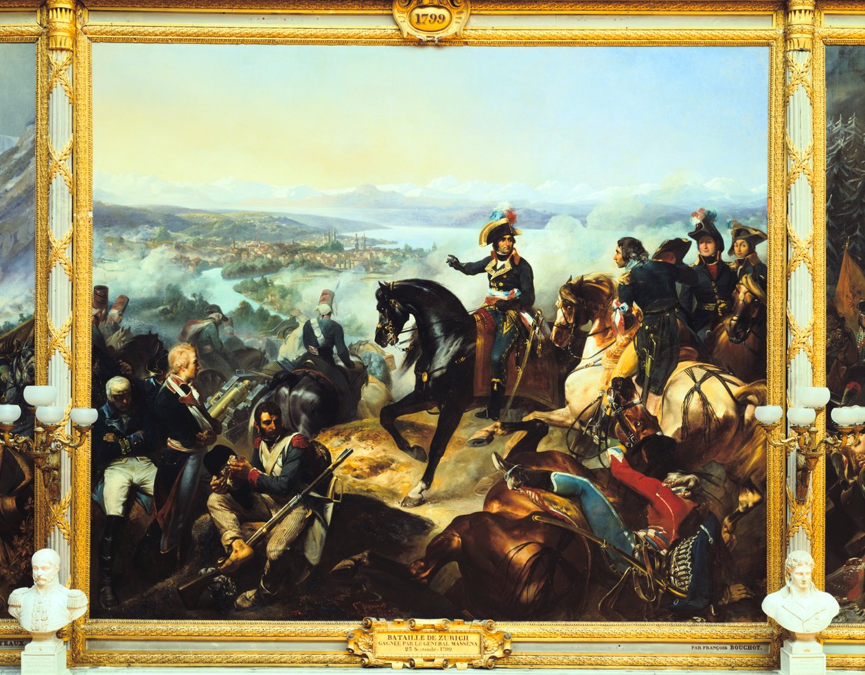 معركة زيوريخ ، 25 سبتمبر 1799 ، c1800-c1842 بواسطة فرانسوا بوشو