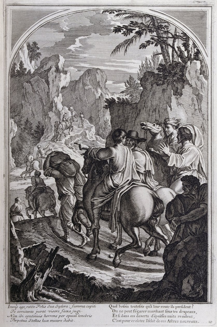 رسم توضيحي من "حياة القديس برونو ، مؤسس النظام الكارثوسي" باريس 1660. بعد لوحات Eustache Le Sueur ونقشها Fran Sois Chauveau © UIG / Leemage بواسطة فرانسوا شوفو