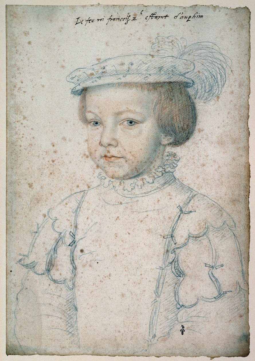 صورة لملك فرنسا فرانسوا الثاني (1544-1560). رسم فرانسوا كلويه (1515-1572) بواسطة فرانسوا كلويت