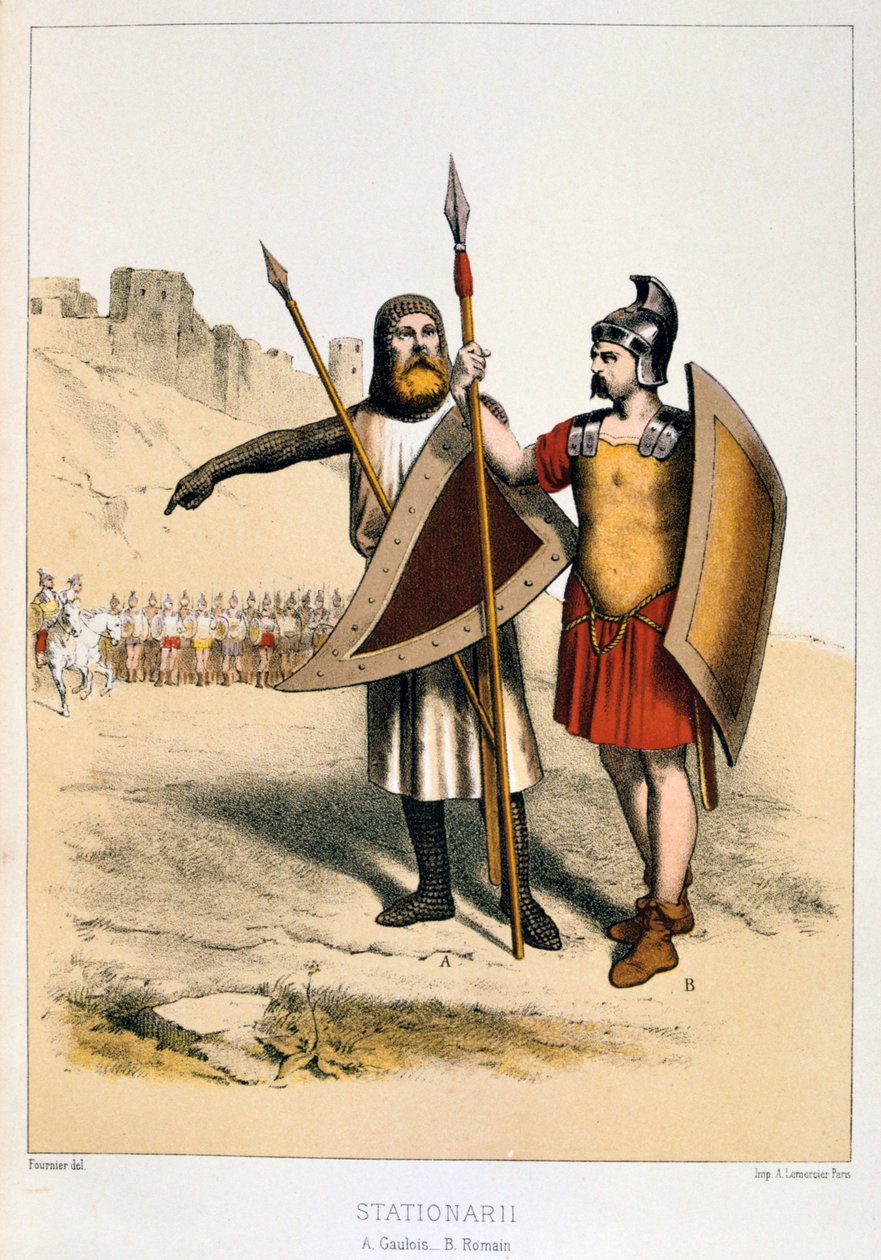 Stationarii ، الغال والروماني ، c1887 بواسطة فرانسوا كوديت