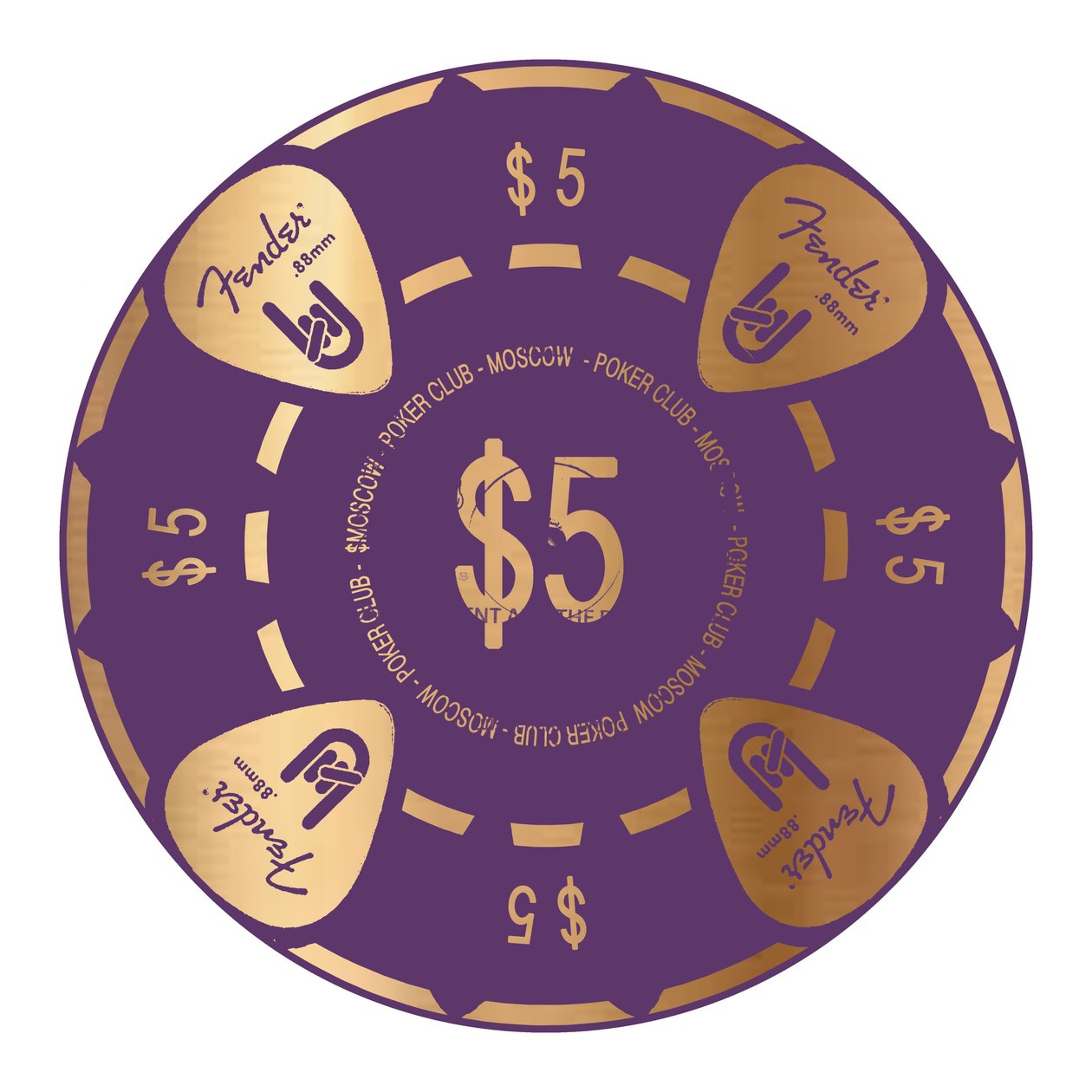 PokerChip ، 2015 ، رقمي بواسطة مجال فرانسوا