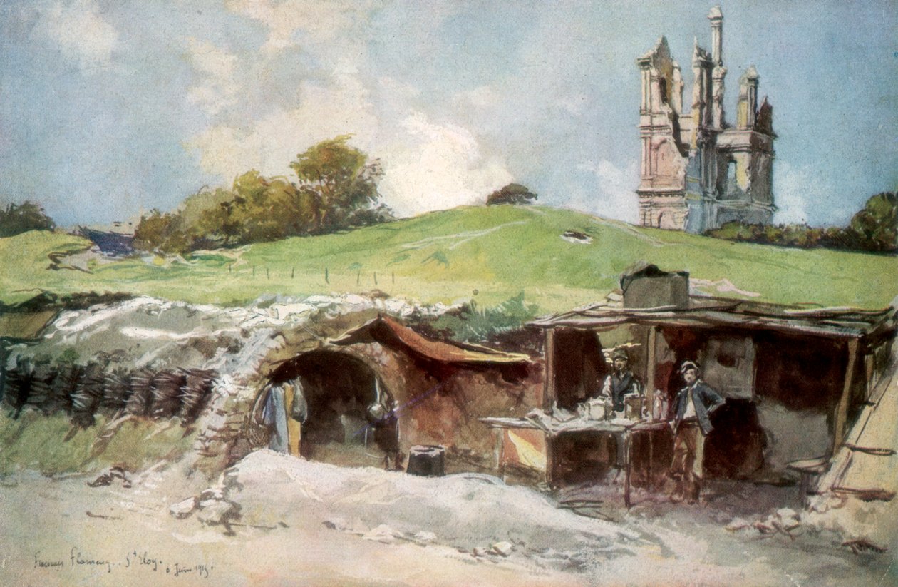 محطة الإنقاذ في مونت سانت إيلوي ، أرتوا ، فرنسا ، 6 يونيو 1915 1926 بواسطة فرانسوا فلامنج