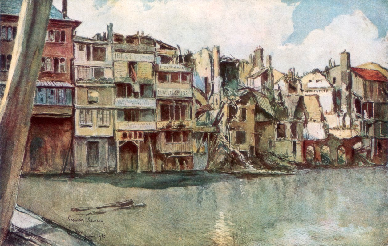 نهر ميوز ، فردان ، فرنسا ، يونيو 1916 ، 1926. بواسطة فرانسوا فلامنج