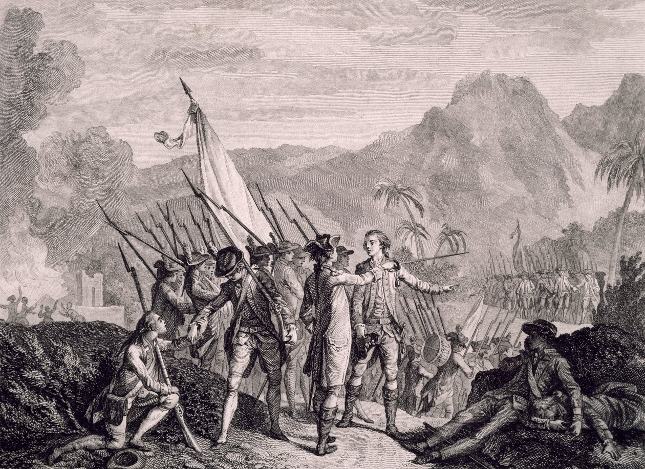 French capture of Tobago بواسطة فرانسوا جودفروي