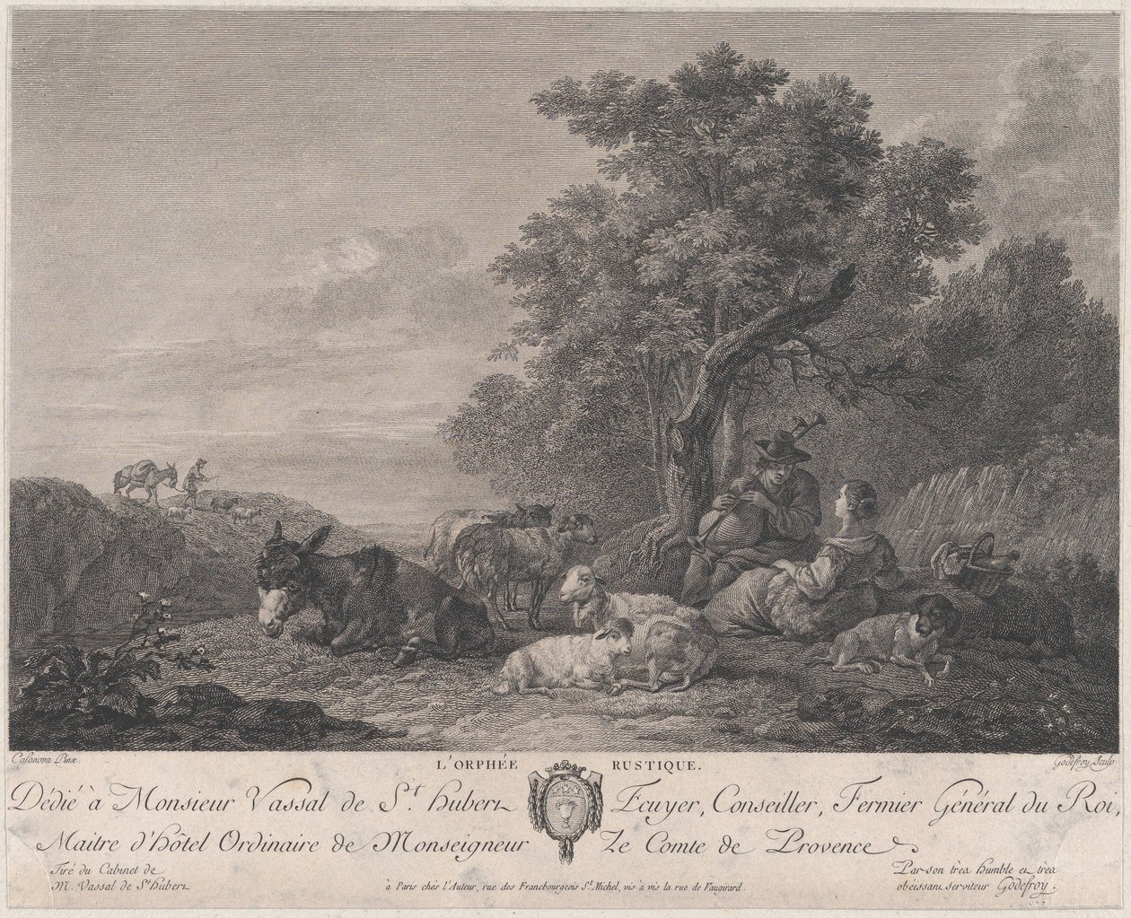 The Rustic Orpheus ، أواخر القرن الثامن عشر وأوائل القرن التاسع عشر. بواسطة فرانسوا جودفروي